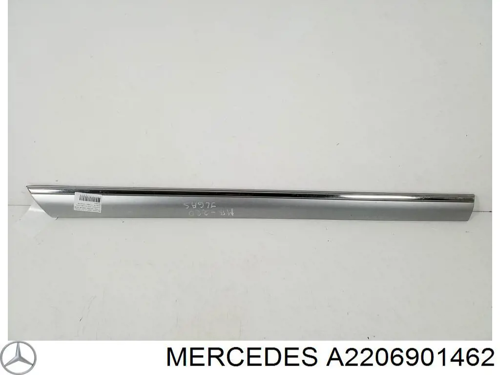 Купити A2206901462 Mercedes Молдинг задніх правих дверей, верхній