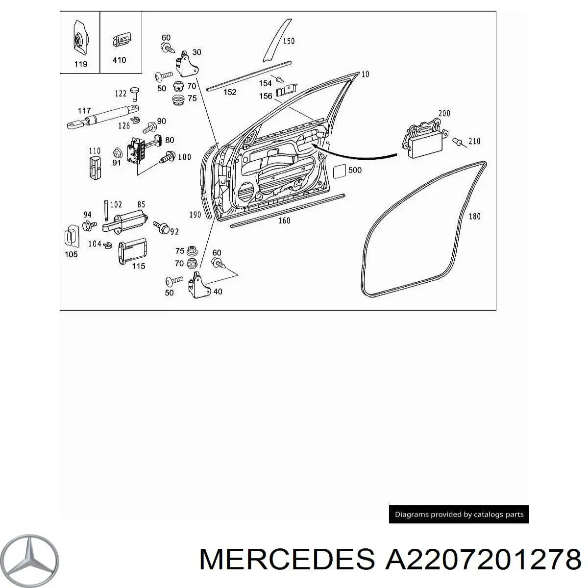 A2207201278 Mercedes 