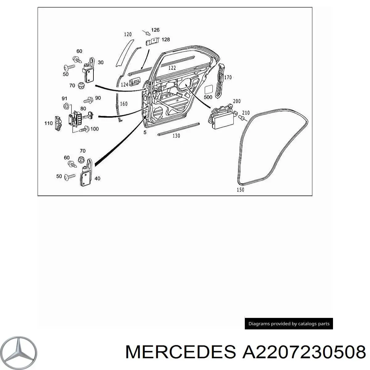 A2207230508 Mercedes 