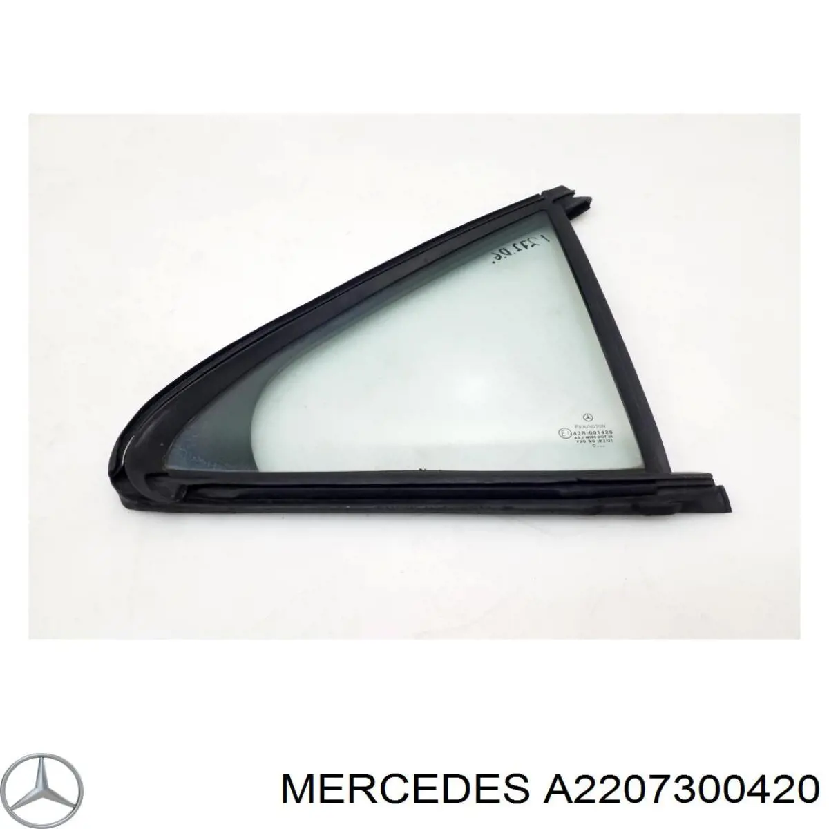 Скло кутове дверей задніх Mercedes A2207300420 ціна, від 12.42 USD