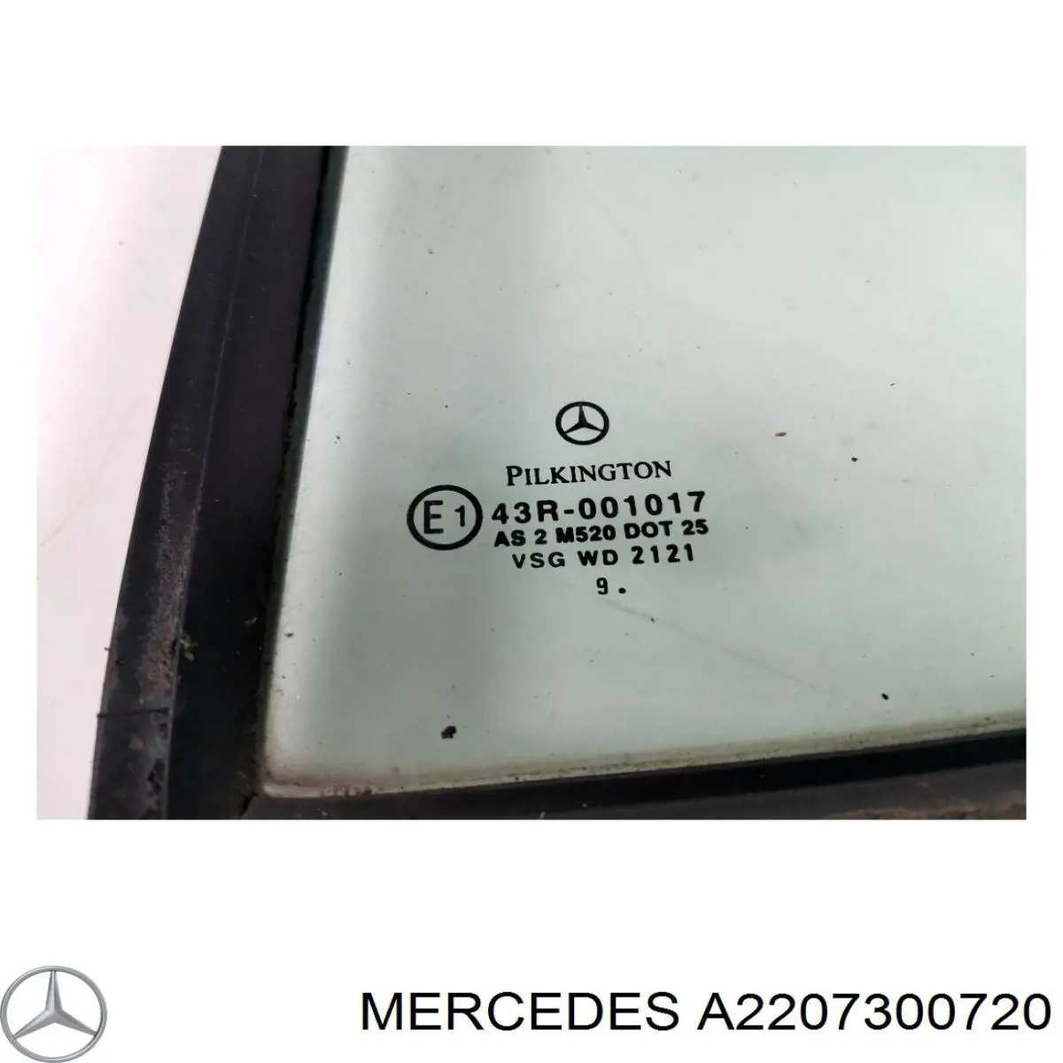 A2207300720 Mercedes Куточок задніх лівих дверей