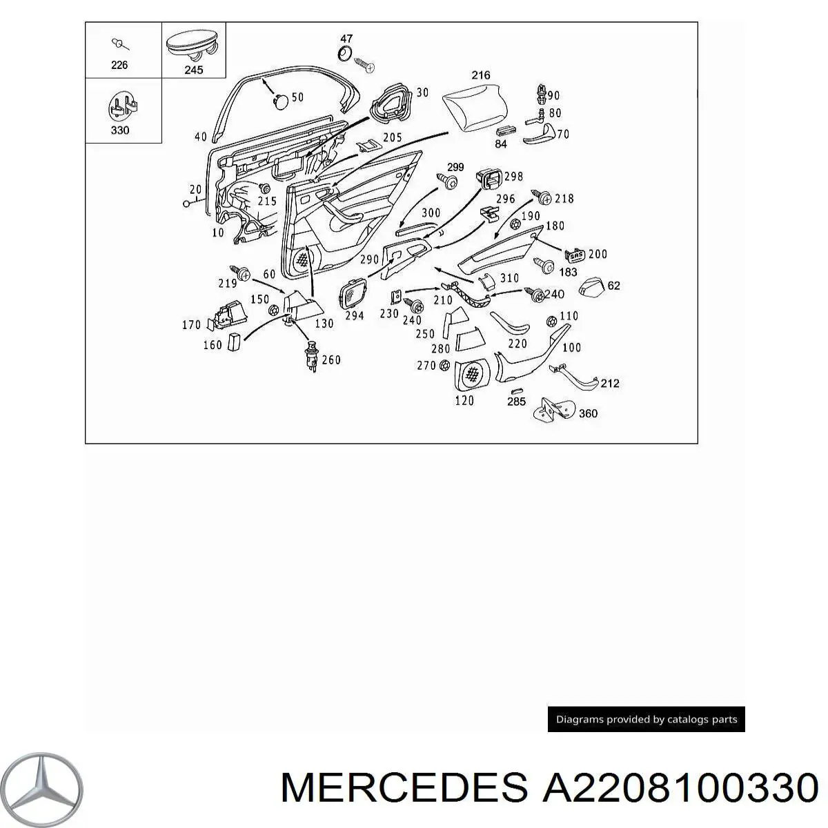 A2208100330 Mercedes 