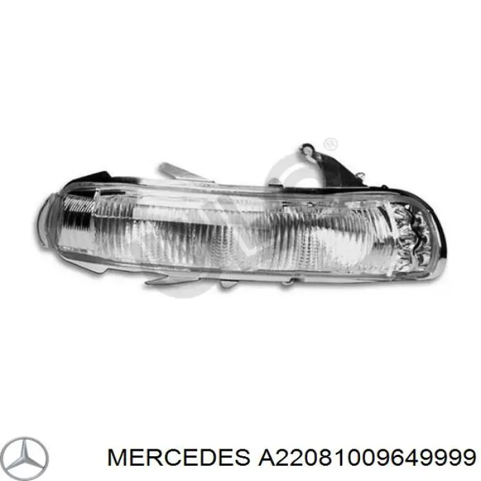 Накладка лівого бокового дзеркала Mercedes A22081009649999 ціна, від 87.55 USD