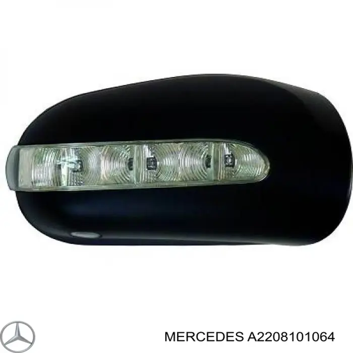 A2208101064 Mercedes Корпус дзеркала заднього виду, правий