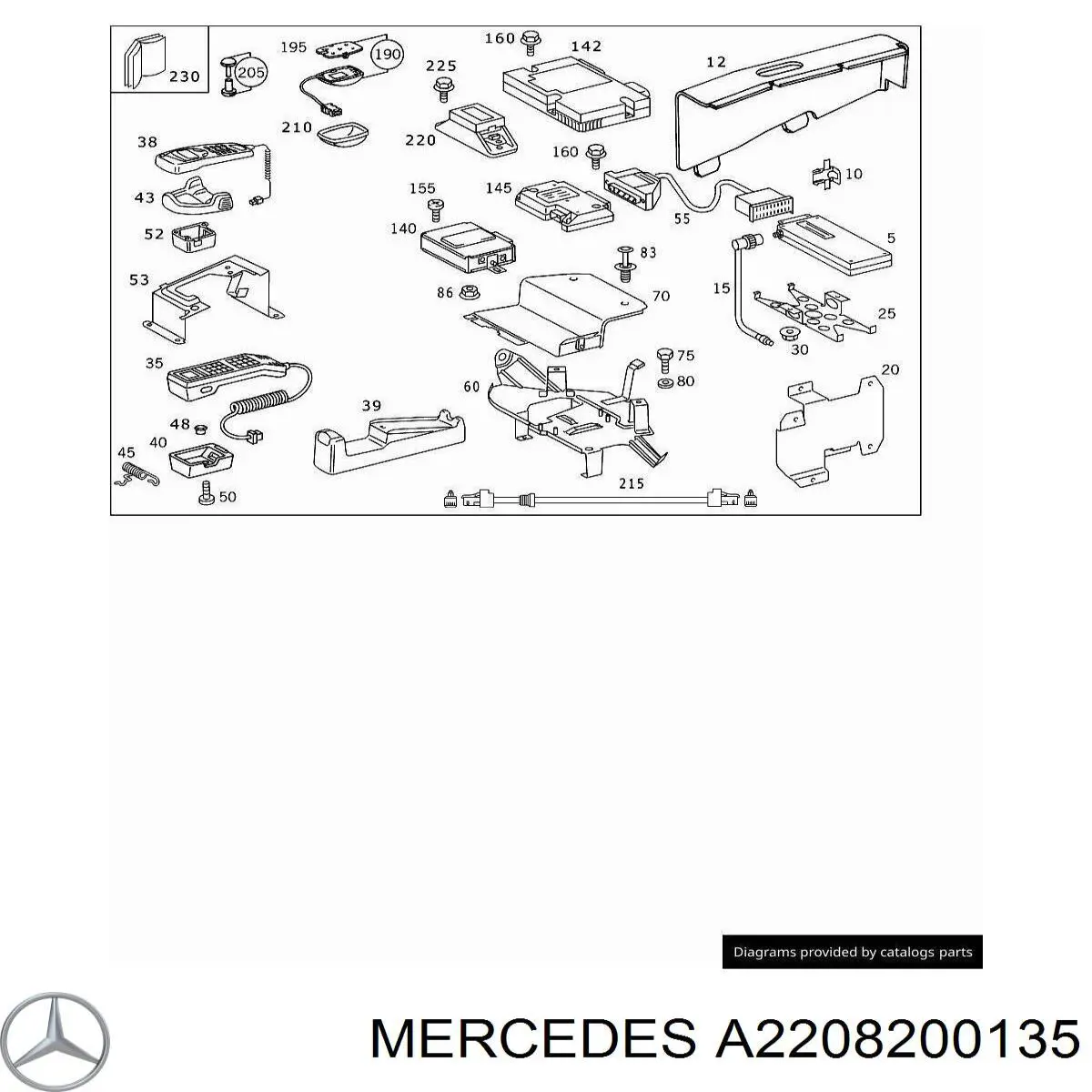 A2208200135 Mercedes 