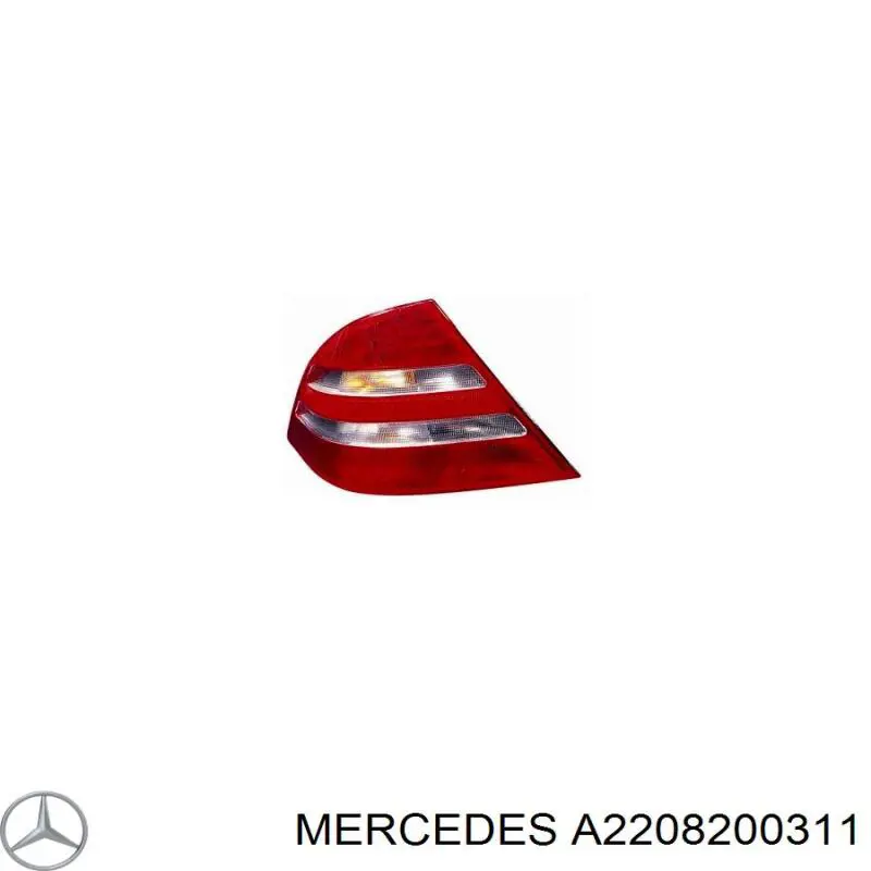 Mercedes A2208200311 ціна, від 25.34 USD