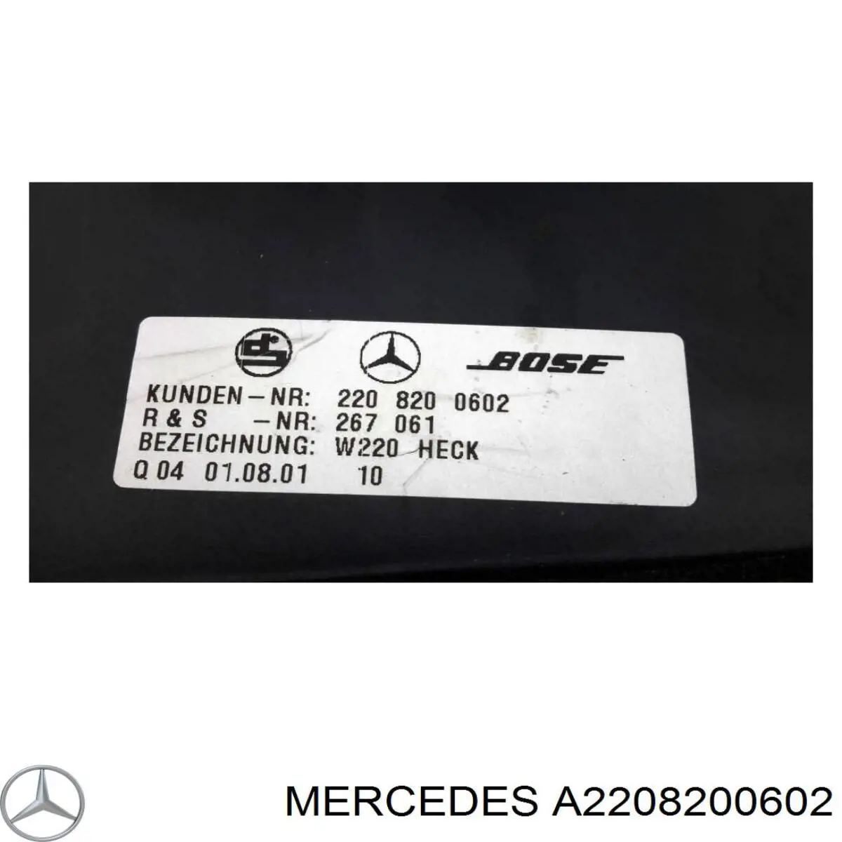  A2208200602 Mercedes