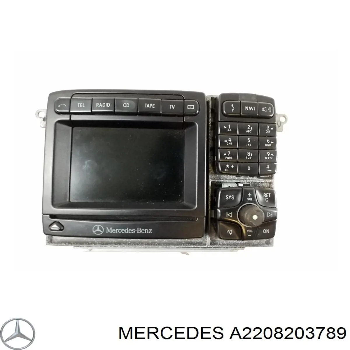 Магнітола (радіо AM/FM) Mercedes A220820378980 ціна, від 57.56 USD