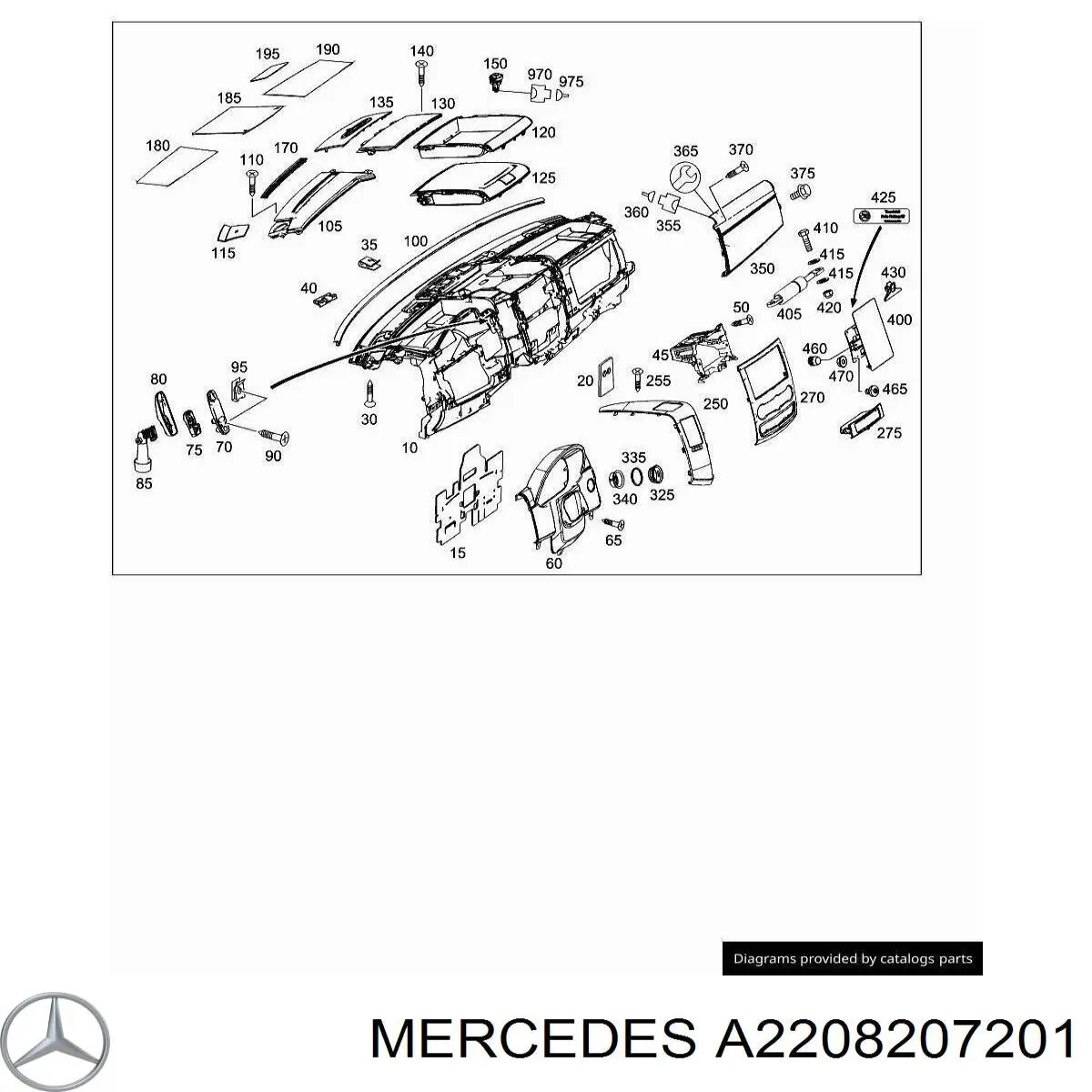 A2208207201 Mercedes 