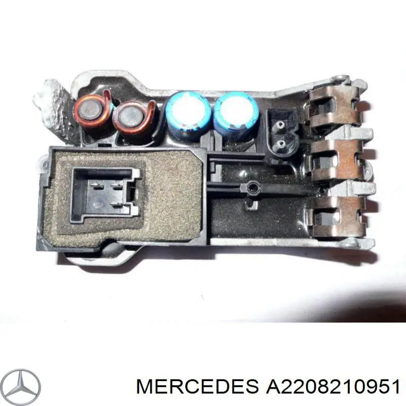 Резистор (опір) пічки, обігрівача салону A2208210951 Mercedes