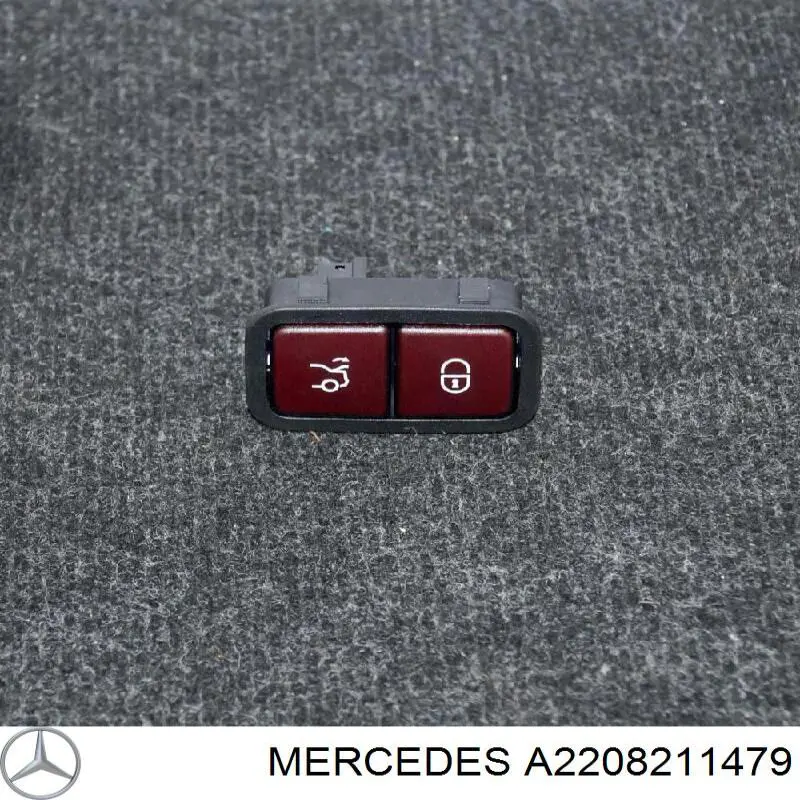 A2208211479 Mercedes Кнопка салону приводу замка 3/5 дверей (ляди) / кришки багажника