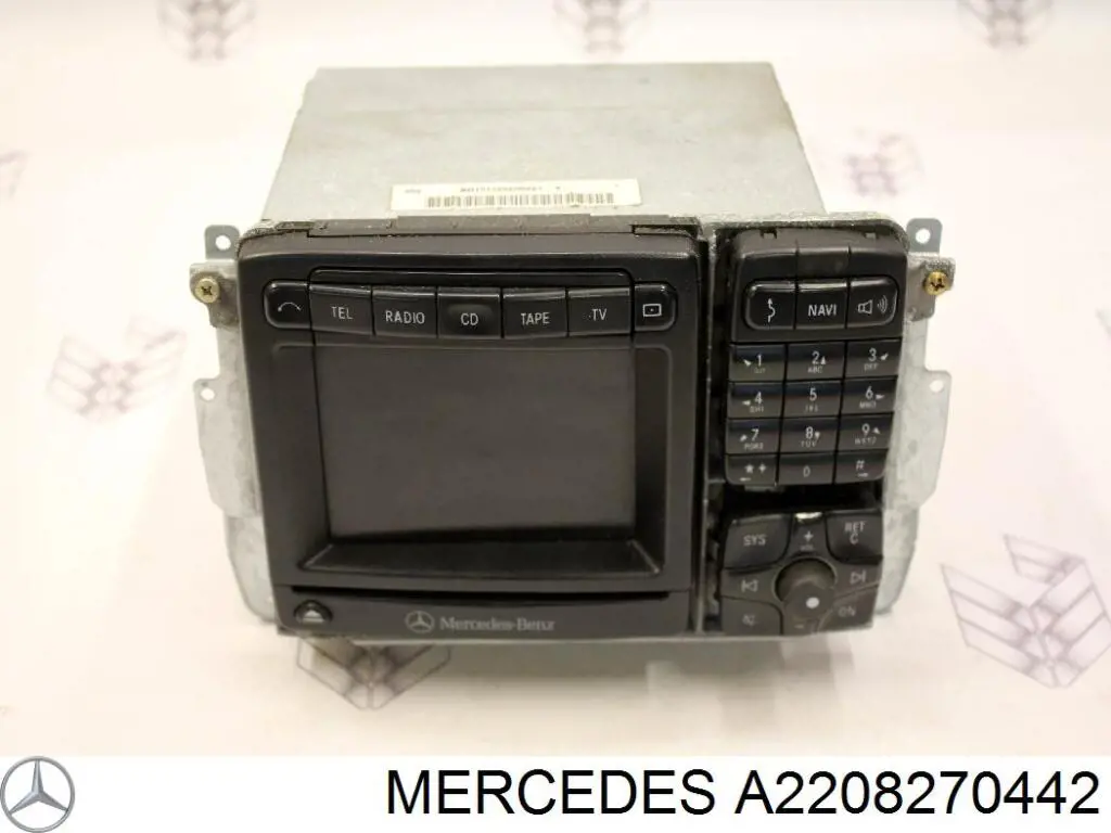 A2208270442 Mercedes Магнітола (радіо AM/FM)