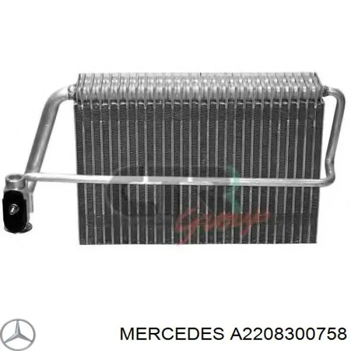 Купити A2208300758 Mercedes Радіатор опалювача салону