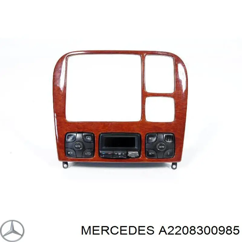 A2208300985 Mercedes реостат/перемикач-регулятор режиму обігрівача салону