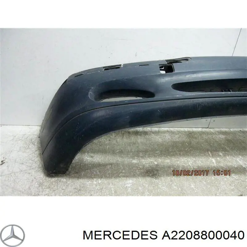 Передній бампер A2208800040 Mercedes