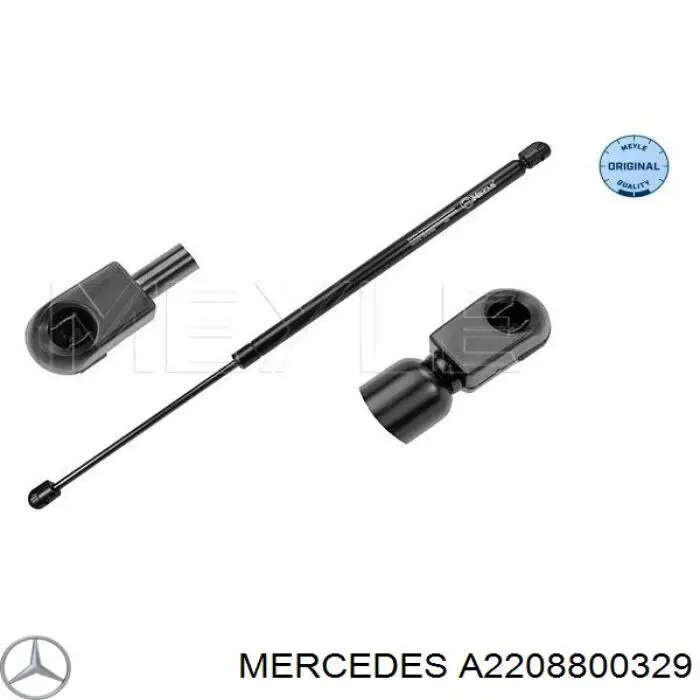 Амортизатор капота газовий Mercedes A2208800329 ціна, від 7.36 USD