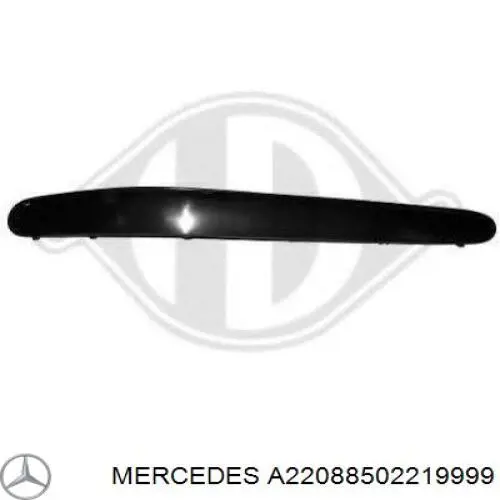 22088502219999 Mercedes накладка бампера переднього, права