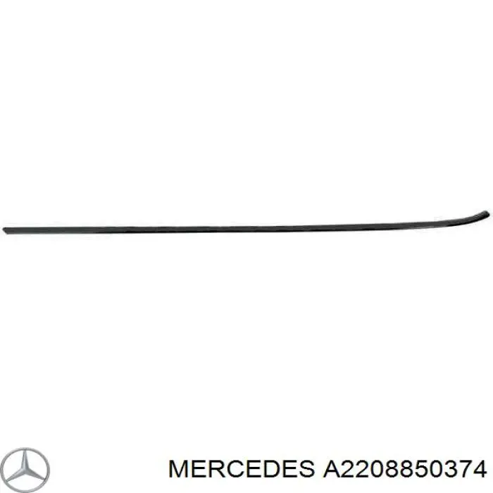 Молдинг заднього бампера, лівий на Mercedes S-Class (W220)