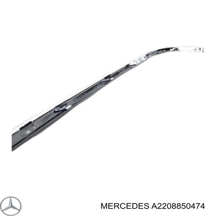 Молдинг заднього бампера, правий на Mercedes S-Class (W220)