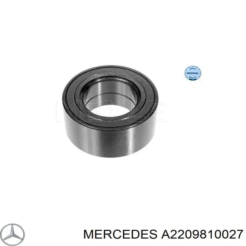 Купити A2209810027 Mercedes Підшипник ступиці передньої
