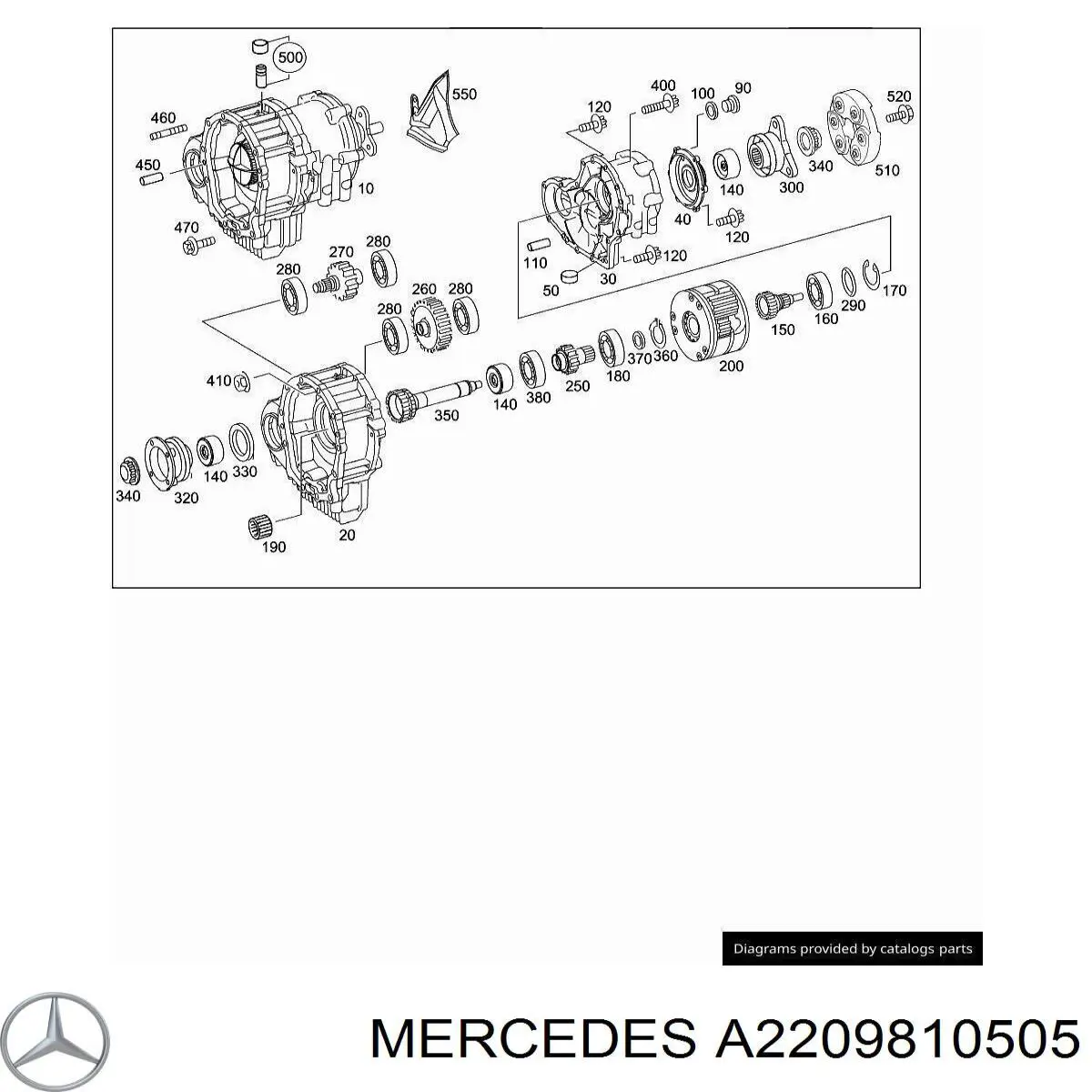 A2209810505 Mercedes 