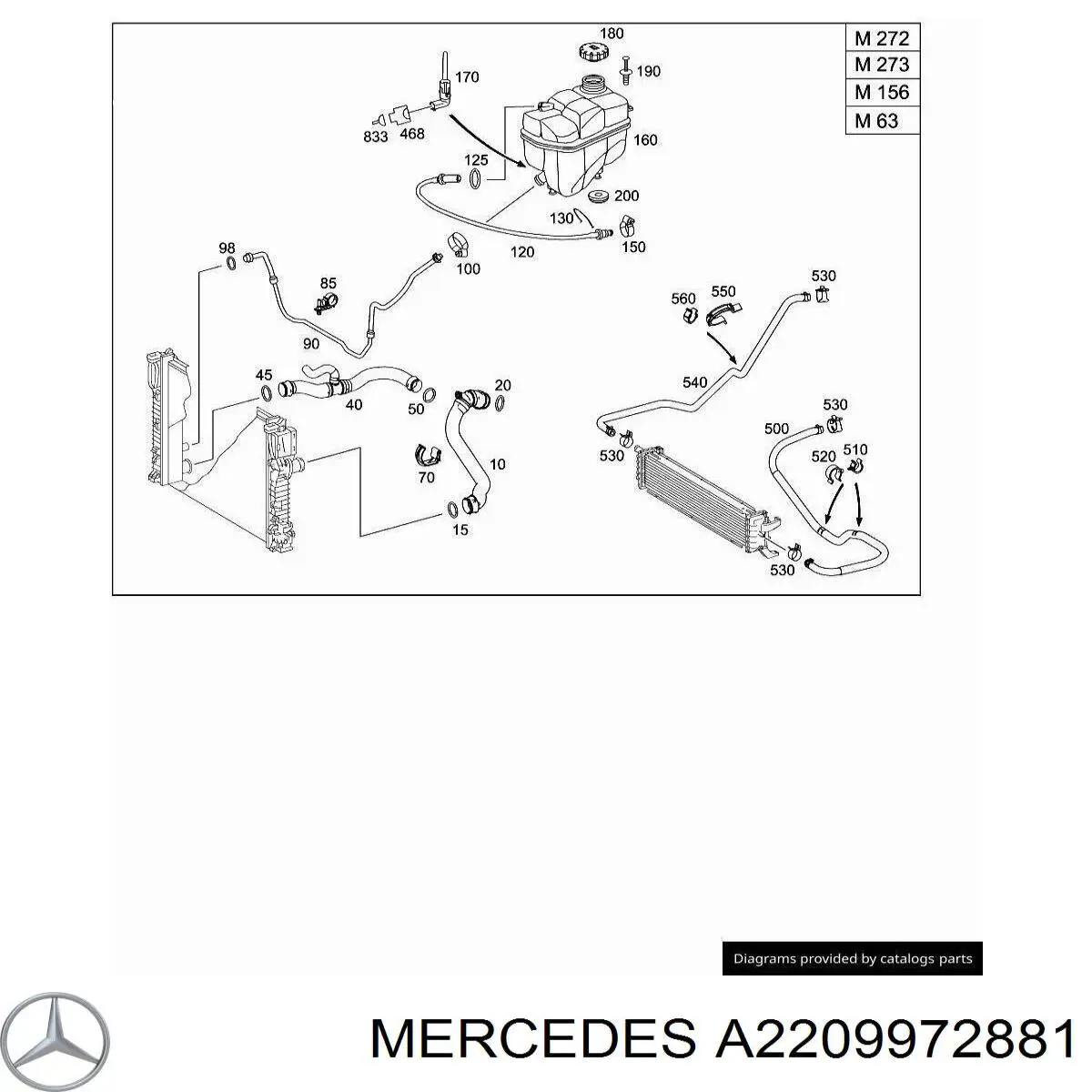 A2209972881 Mercedes 