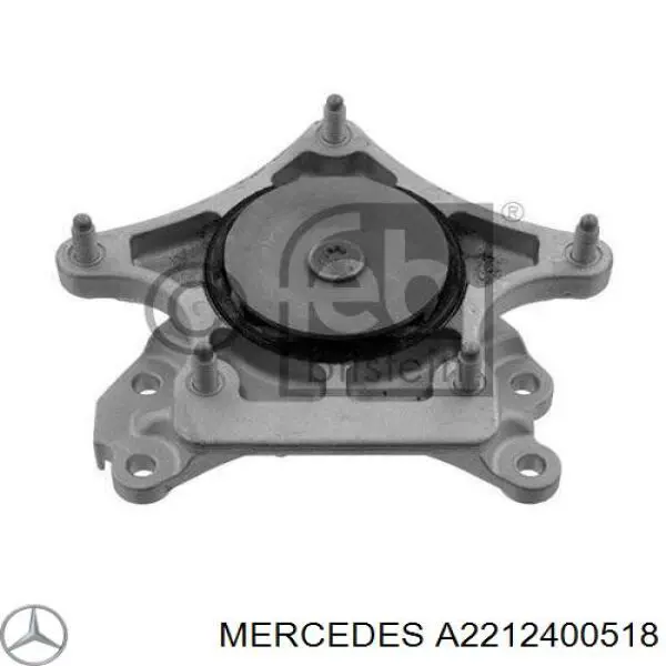 A2212400518 Mercedes подушка трансмісії (опора коробки передач)