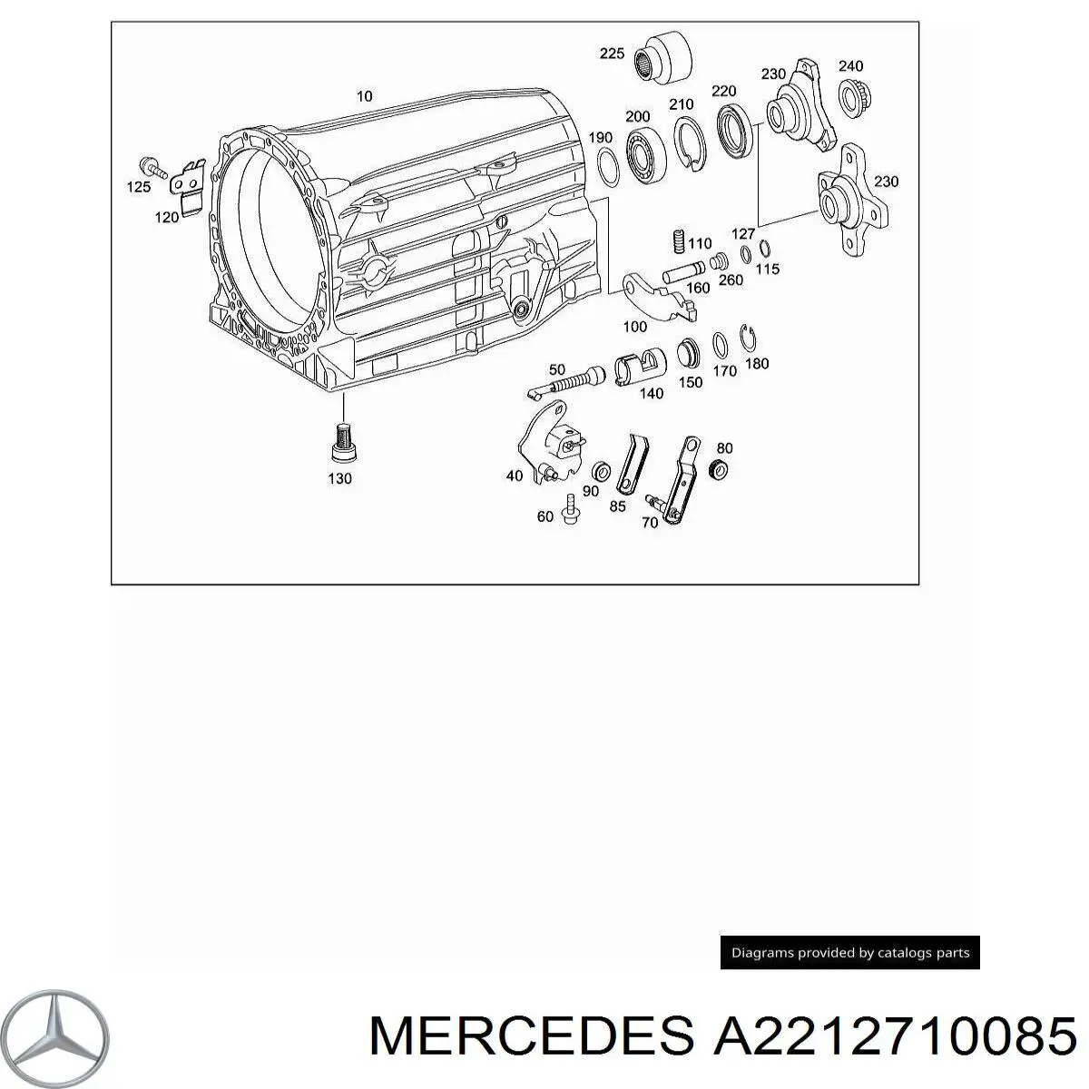 Mercedes A2212710085 ціна, від 9.72 USD