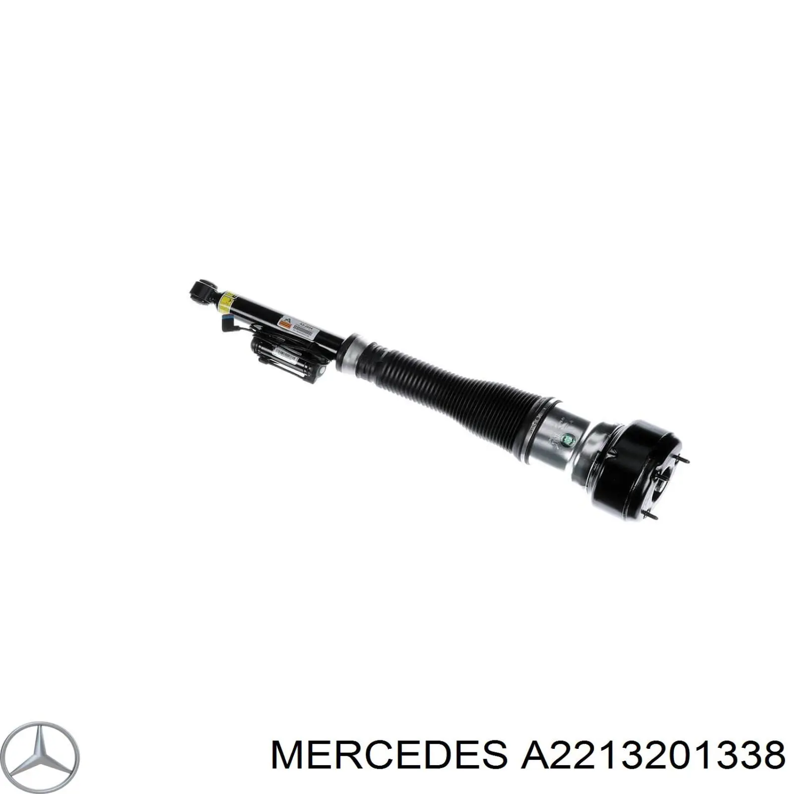 A2213201338 Mercedes Амортизатор задній, лівий