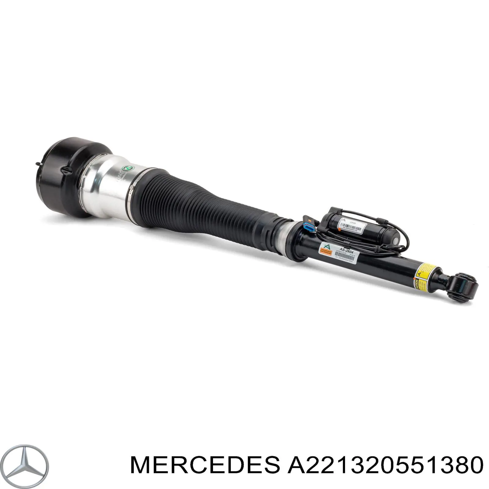 A221320551380 Mercedes амортизатор задній, лівий