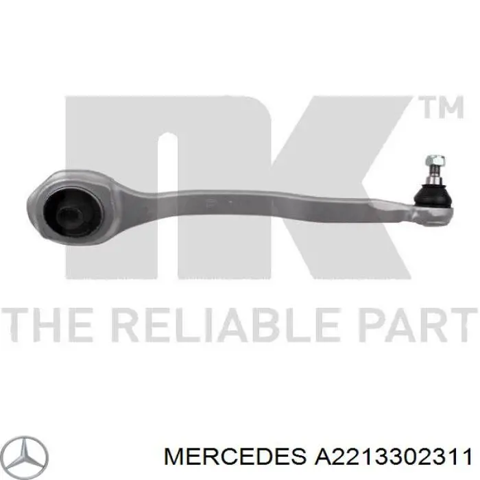 Купити A2213302311 Mercedes Лівий важіль передній нижній підвіски