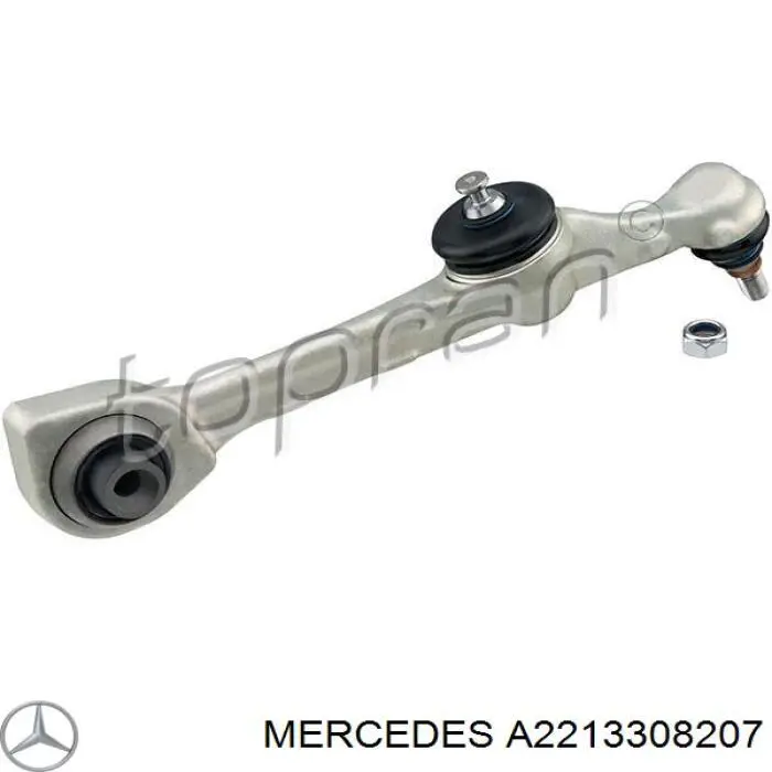 Важіль передньої підвіски нижній, правий Mercedes A2213308207 ціна, від 51.04 USD