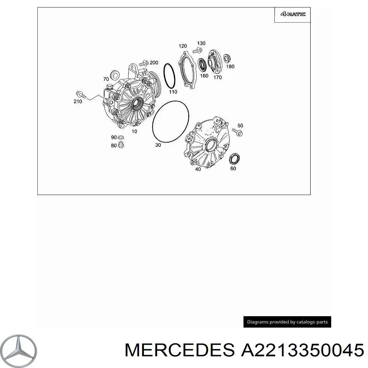  Mercedes A2213350045 ціна, від 237.34 USD