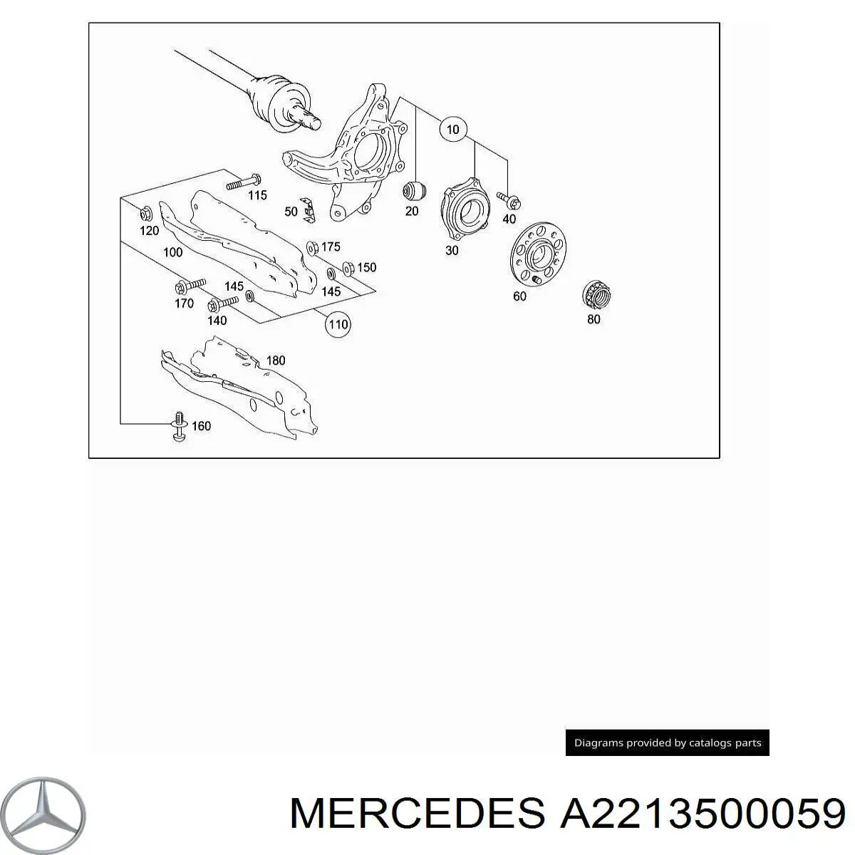 A2213500059 Mercedes 
