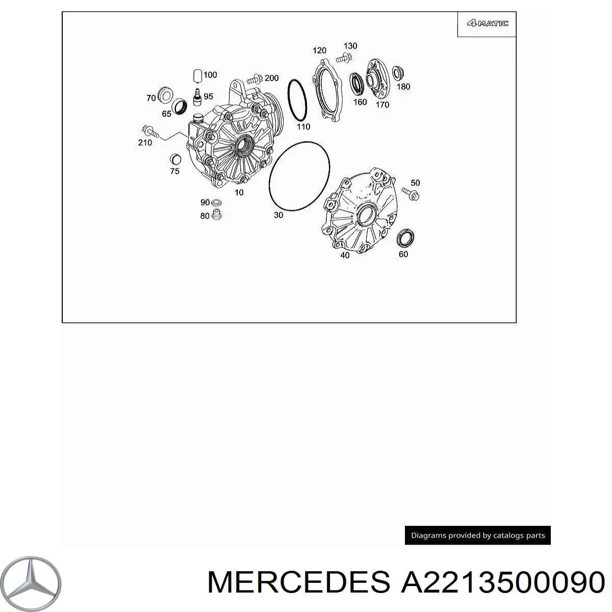  Mercedes A2303500590 ціна, від 10.14 USD