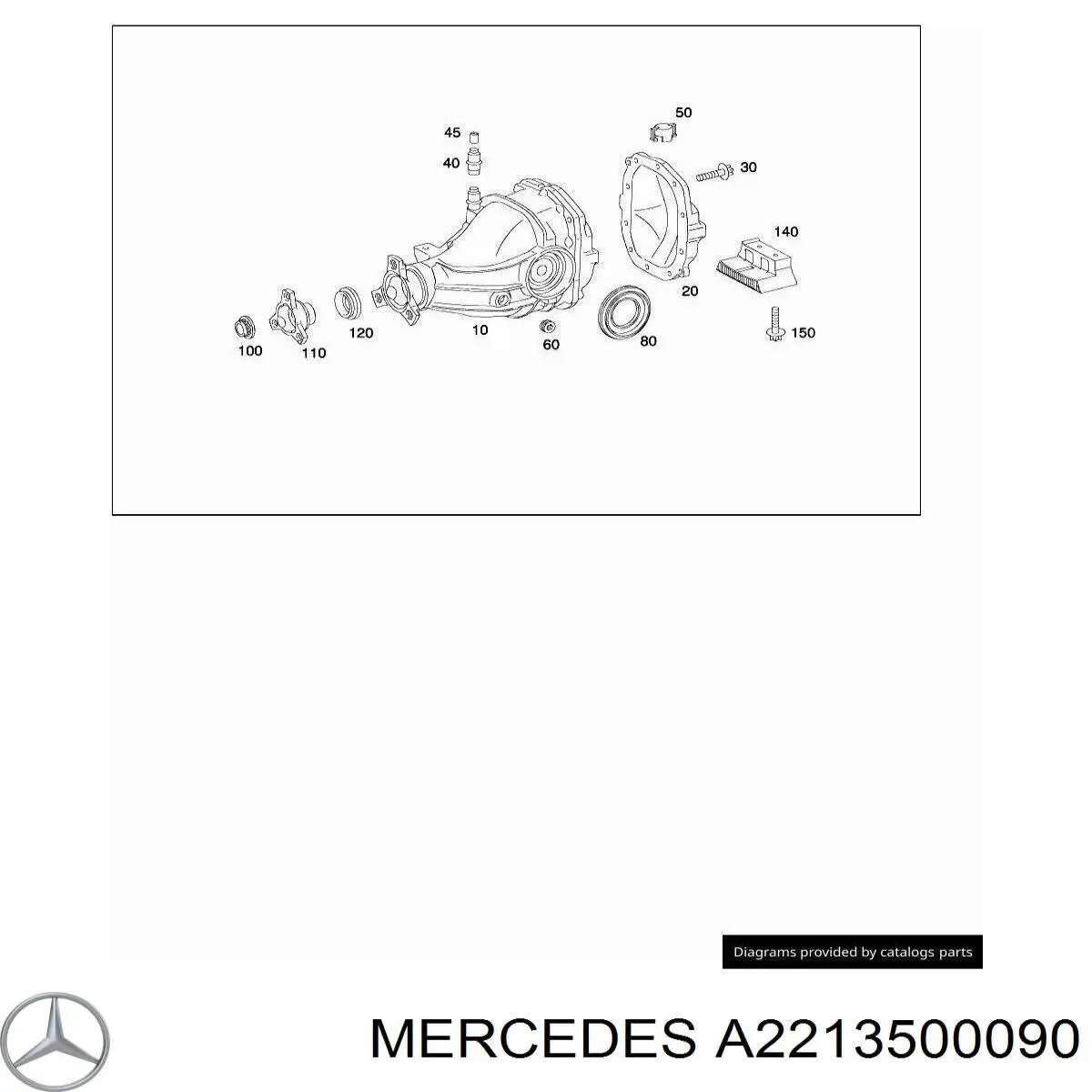 Купити A2303500590 Mercedes 