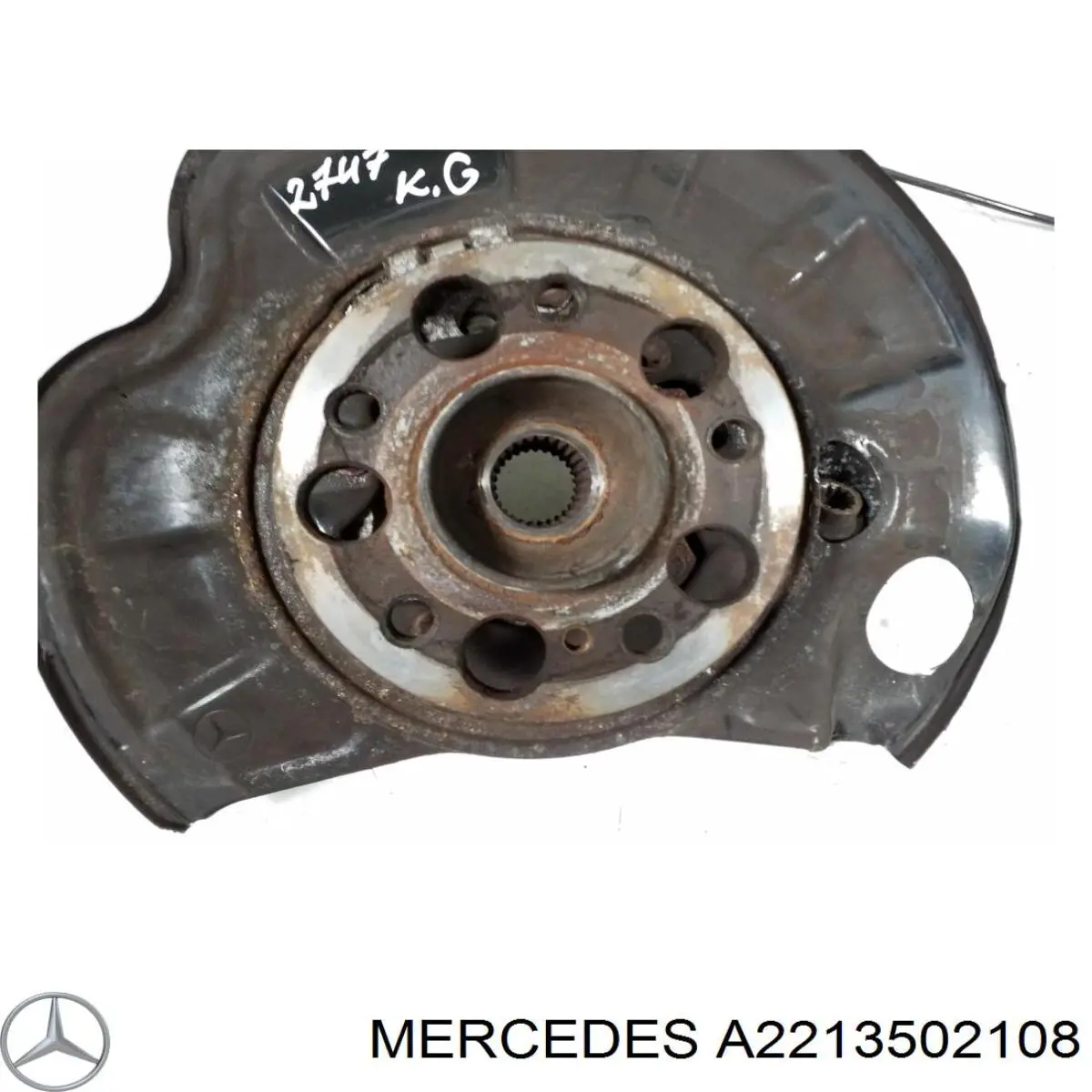 Кулак поворотний лівий Mercedes A2213502108 ціна, від 56.98 USD