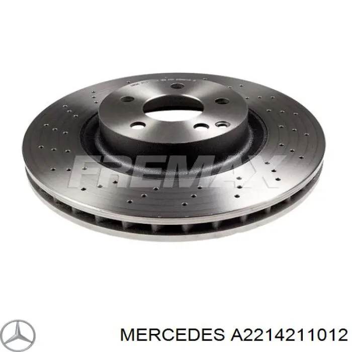 Купити A2214211012 Mercedes Ротор гальмівний