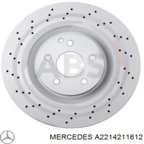 Диск переднього гальма Mercedes A2214211612 ціна, від 86.04 USD