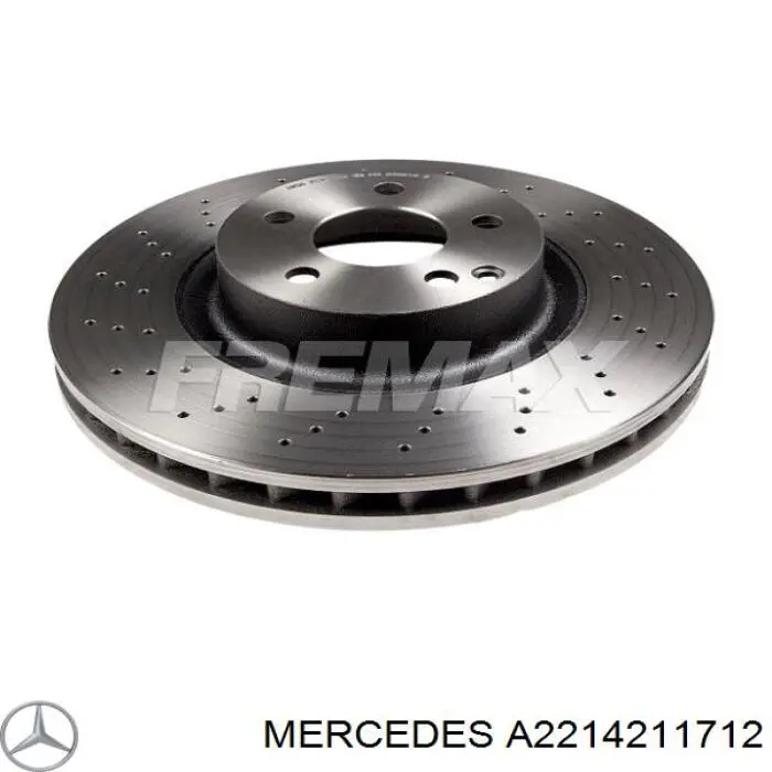 Купити A2214211712 Mercedes Ротор гальмівний