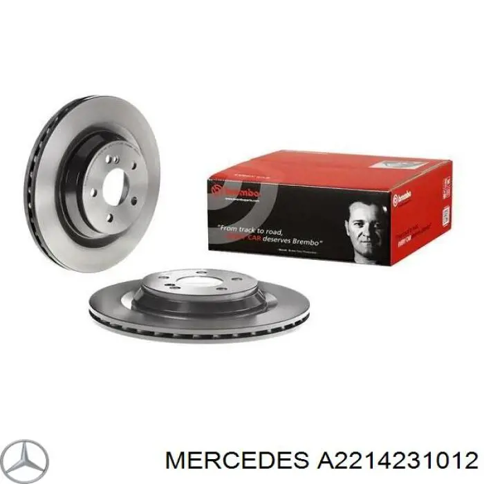 Задні дискові гальма Mercedes A2214231012 ціна, від 76.01 USD