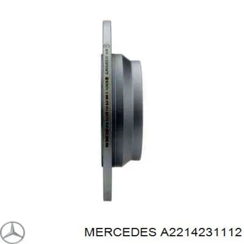Диск гальмівний задній Mercedes A2214231112