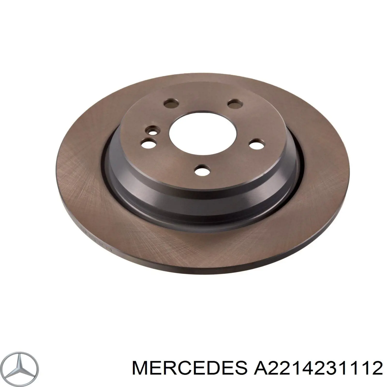 A2214231112 Mercedes диск гальмівний задній