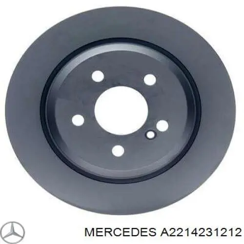 A2214231212 Mercedes Дискові гальма