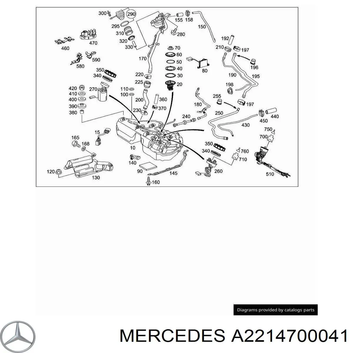  A2214700041 Mercedes