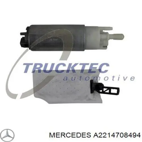 Паливний насос електричний, занурювальний Mercedes A2214708494 ціна, від 53.97 USD