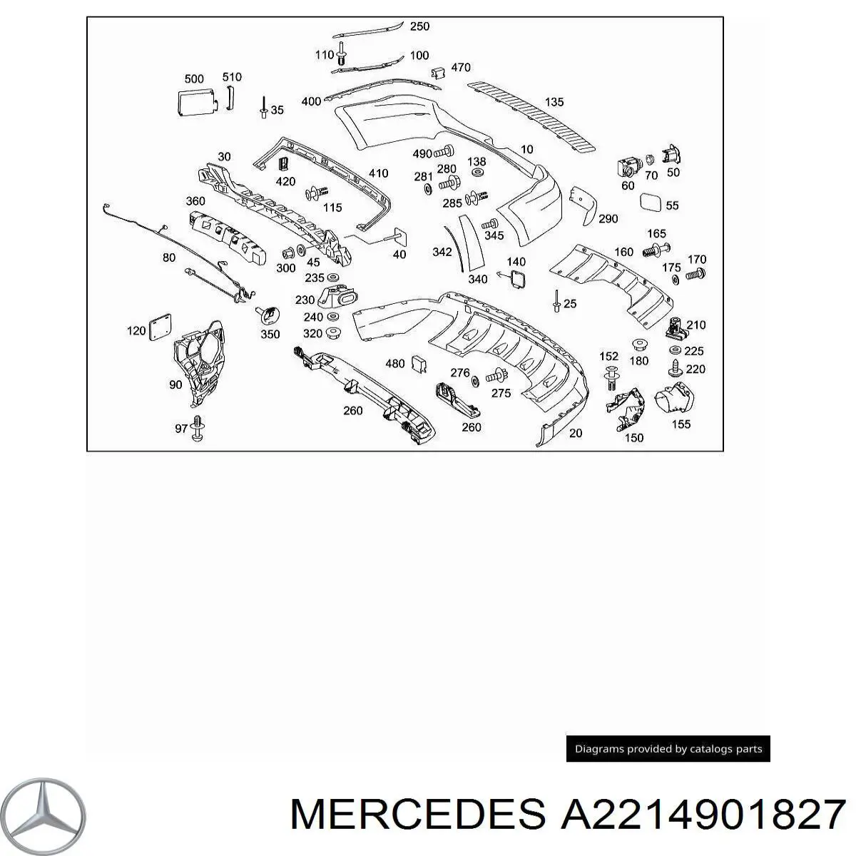 A2214901827 Mercedes Глушилка
