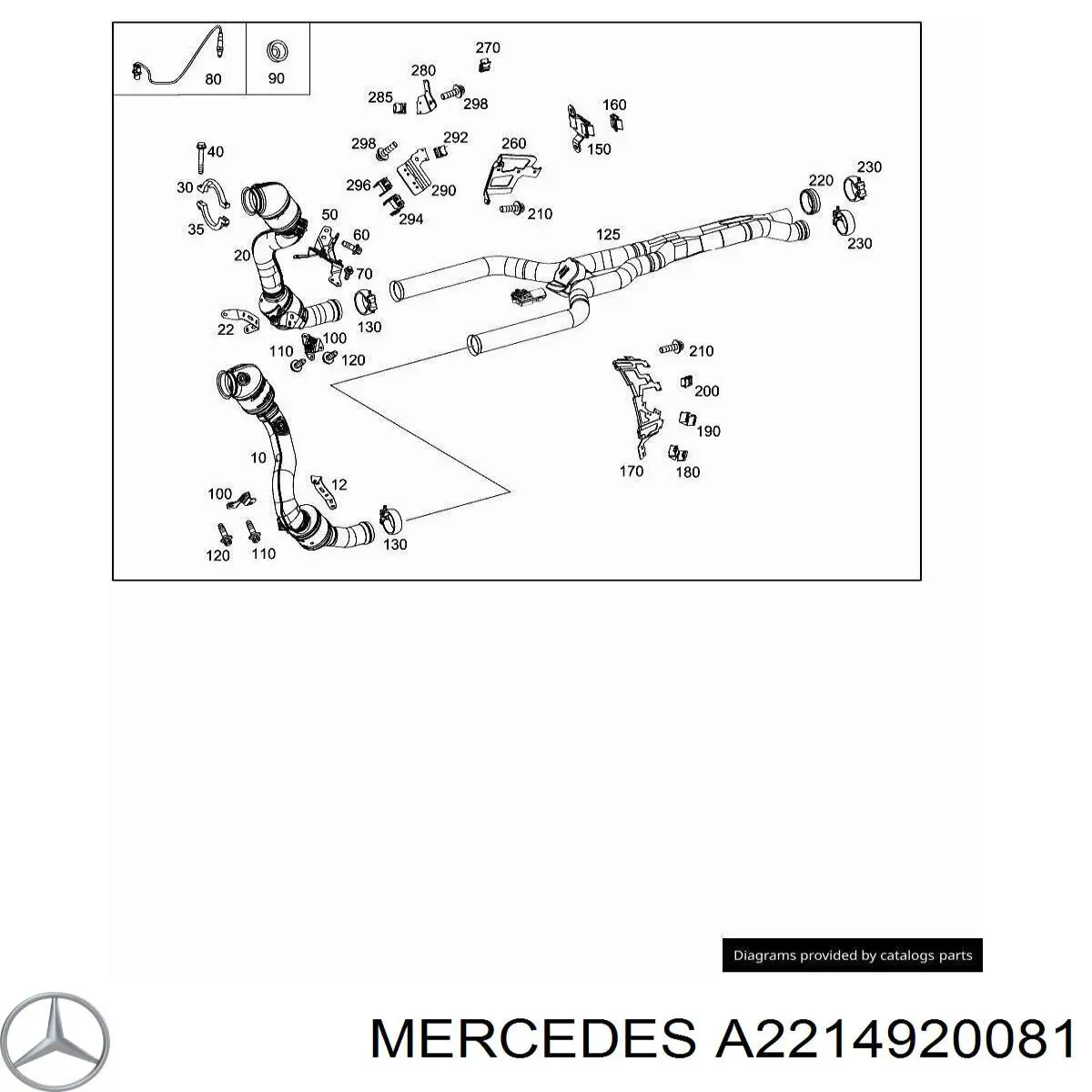  Mercedes A2214920081 ціна, від 45.06 USD