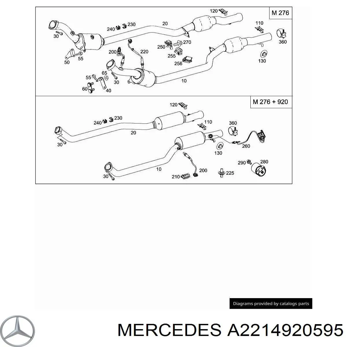  Mercedes A2214920595 ціна, від 22.80 USD
