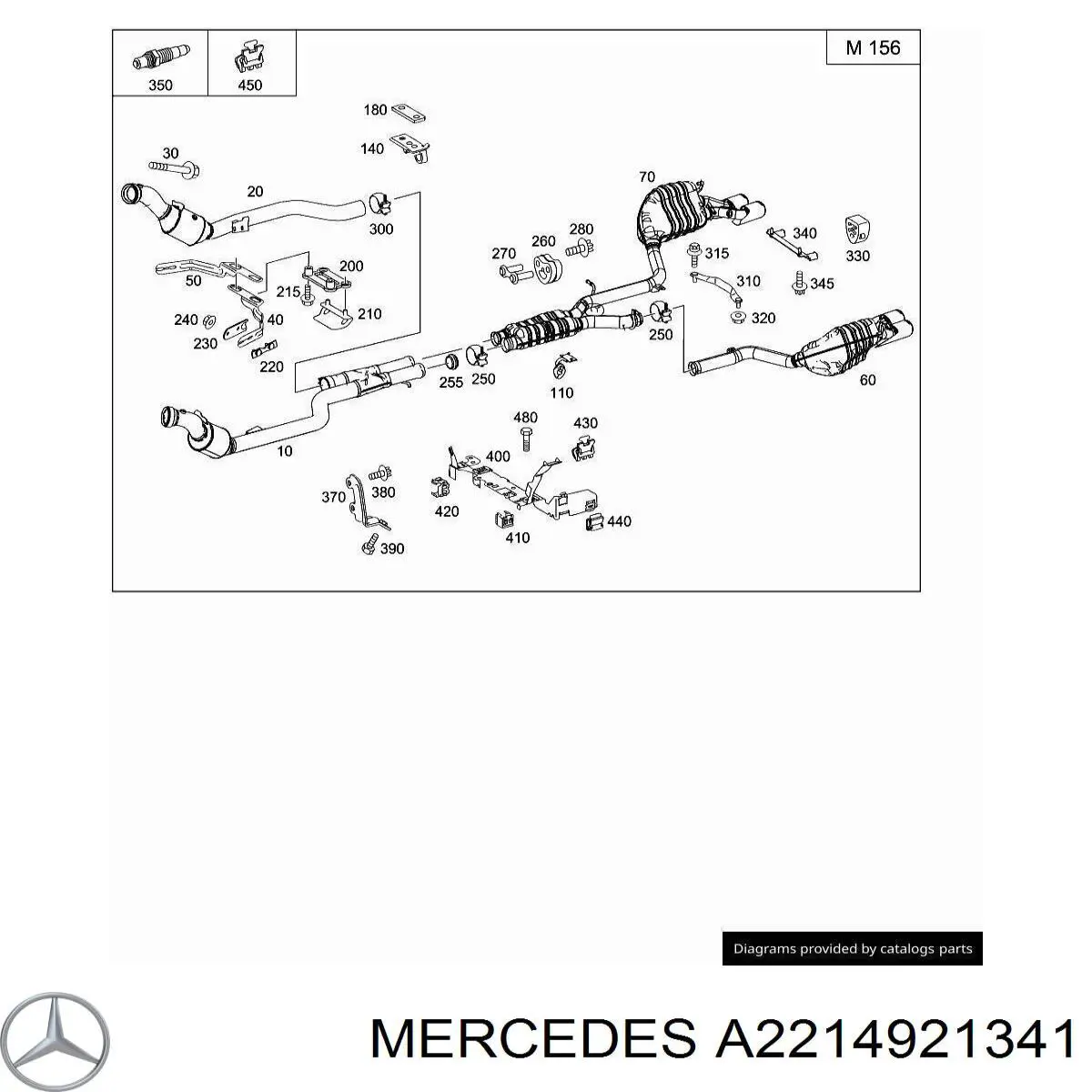  Mercedes A2214921341 ціна, від 13.89 USD